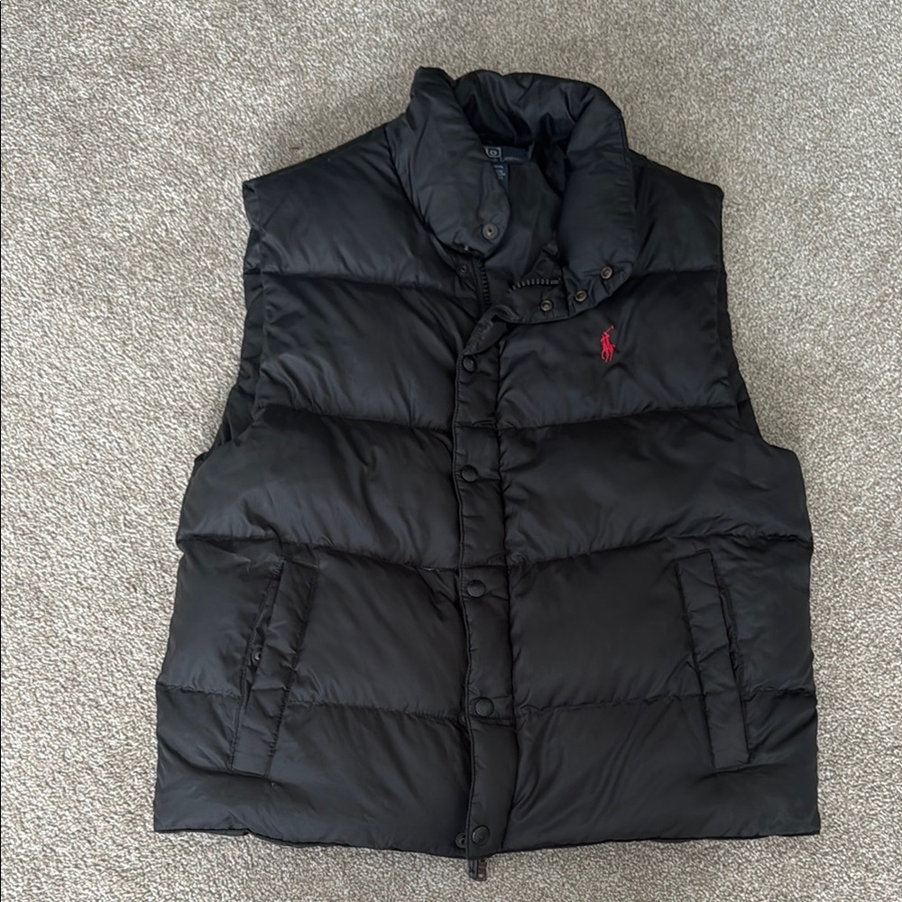 Polo by Ralph Lauren Black Puffer Vest